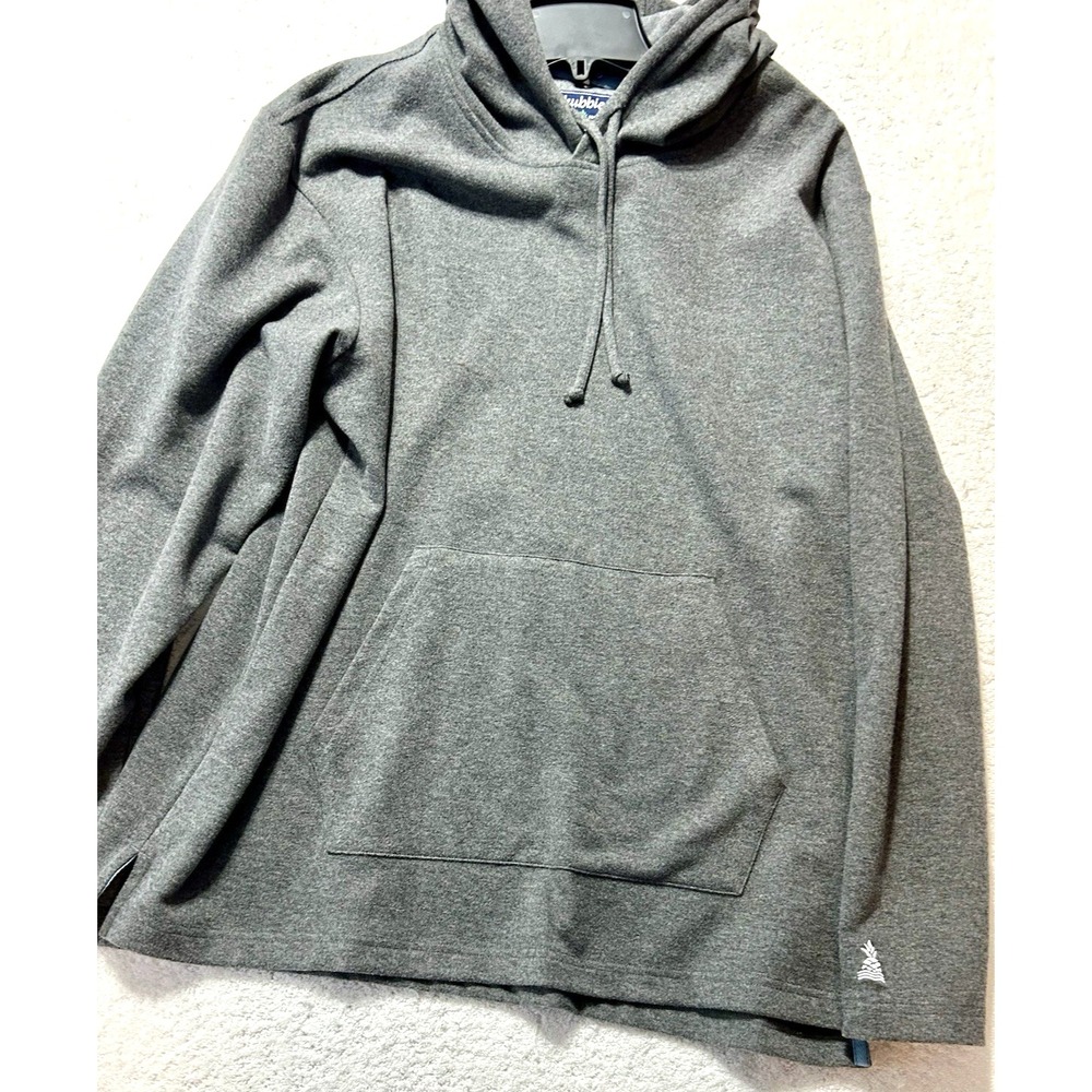 Chubbies The Serious Business Brushed Knit Hoodie Men's XL Grey Pullover (E7)